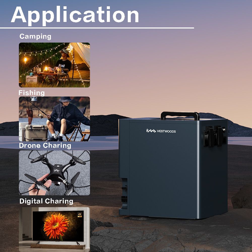 BUNDLE OFFER! Vestwoods 2KVA/2KWh Solar Power Station Bundle + 610W Solar Panel +20M Solar Cable  | 3-in-1 Inverter + Lithium-Ion Battery + Solar Controller | 1000W Rated Power Output | 2 YRS WARRANTY