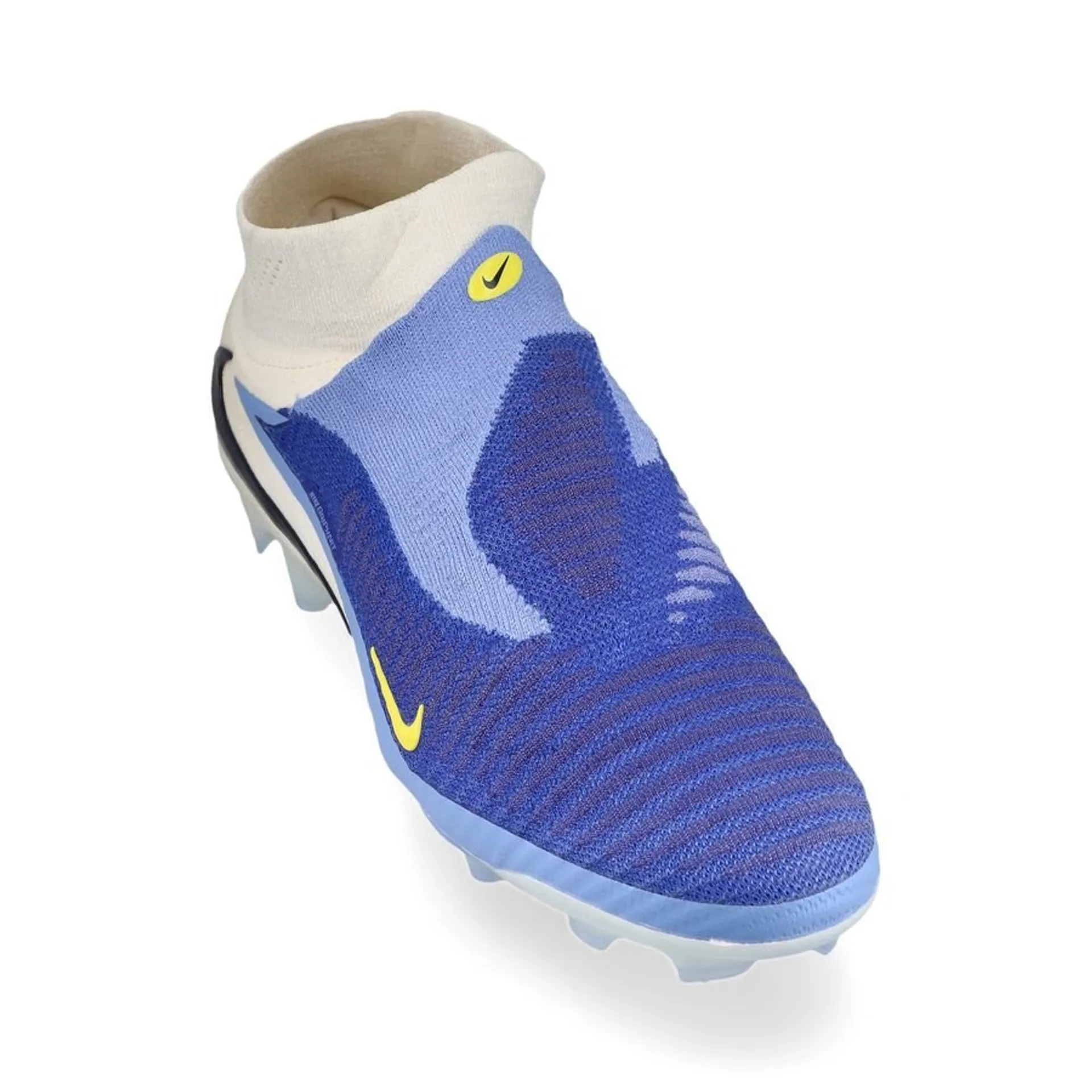 Phantom 6 High Cut "Fear Nothing" Pack Lucid Racer Blue Football Boots - FG Soccer Shoes 🦶⚽👟