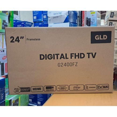 24 INCHES FRAMELESS LED DIGITAL TELEVISION WITH FREE TO AIR CHANNELS