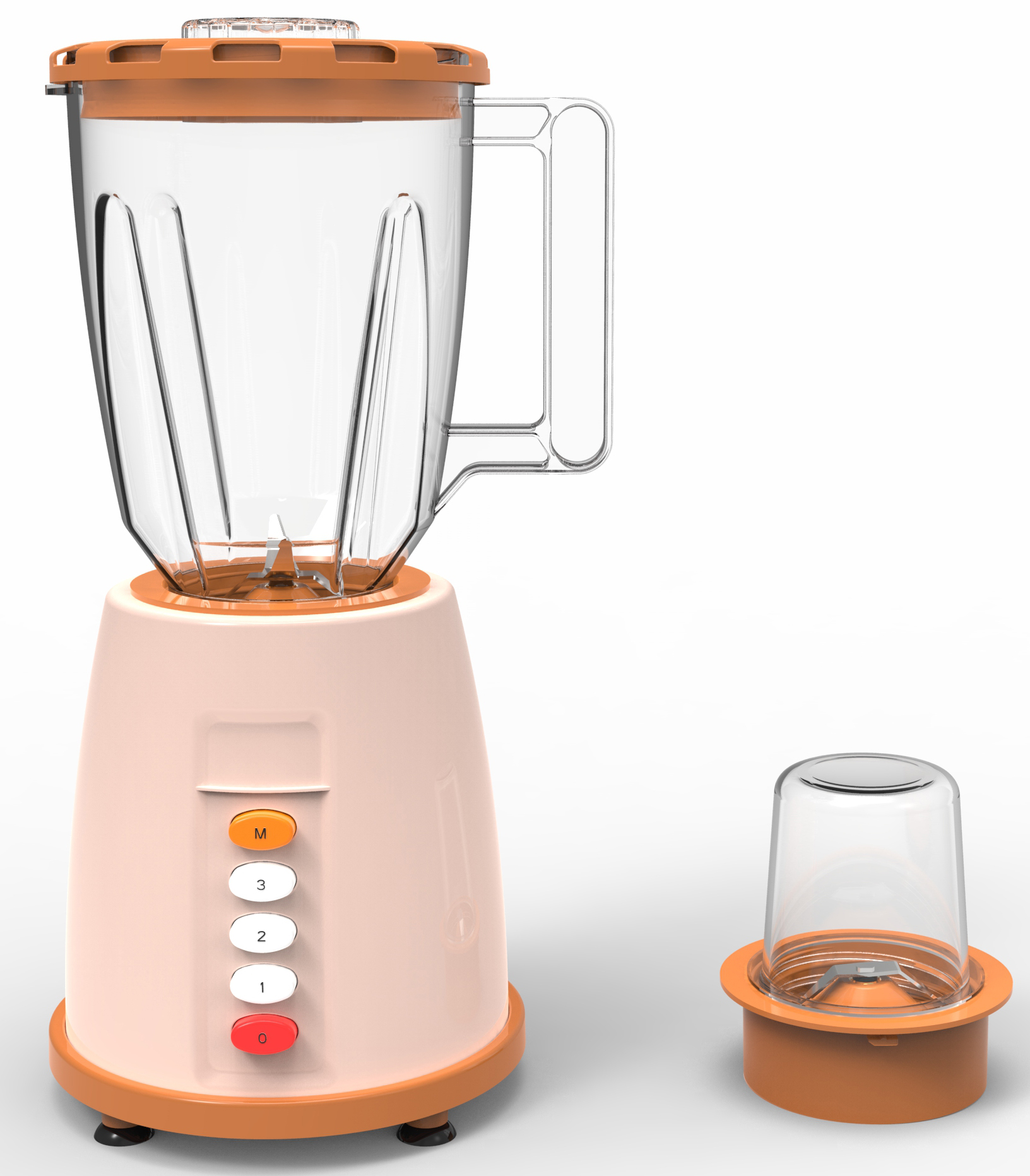 2-in-1 Commercial Heavy Duty Electric Blender and Juicer Multi-functional with Variable Speed for Smoothies Household Use/ 2-in-1 Blender & Grinder (Model AK-100) 1.5L, 350W
