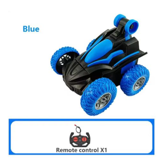 Children Remote Controlled Car Toys Boys' Wireless Remote-controlled Car Electric Tipping Bucket Rotating Stunt Off-road Vehicle Local fast delivery