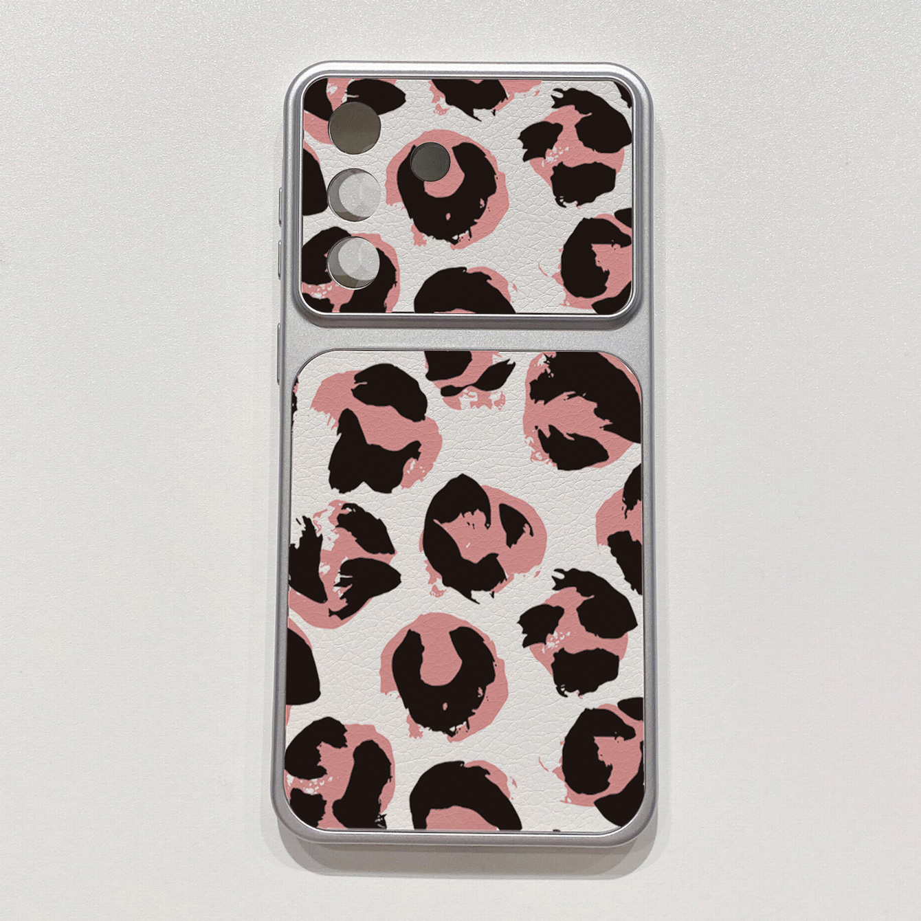 for iPhone 18 17 Pro Max 16 15 14 Plus Phone Case PU Leather Shockproof Cover Drawing Mickey Minnie