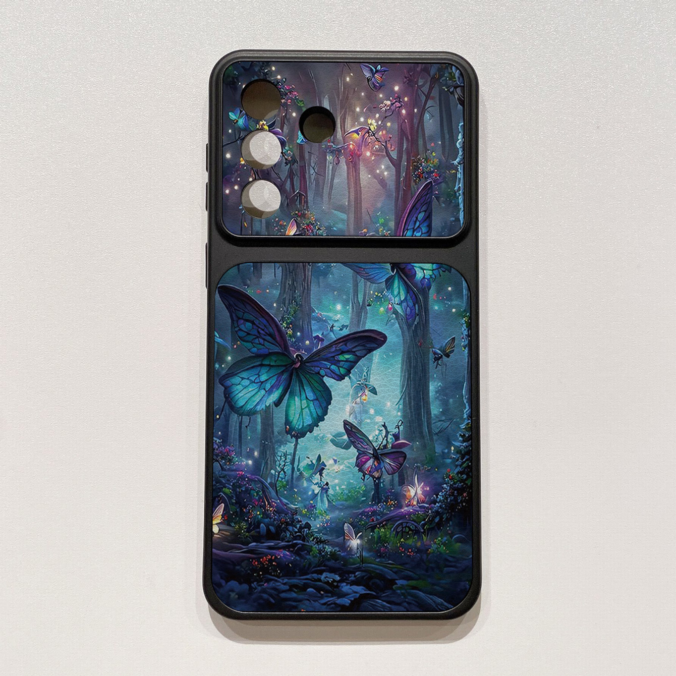 for iPhone 18 17 Pro Max 16 15 14 Plus Phone Case PU Leather Shockproof Cover Retro Flowers