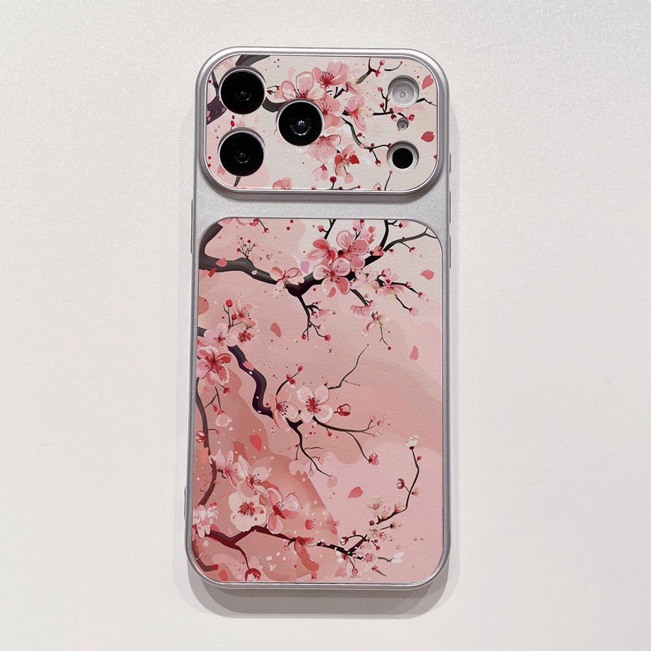 for iPhone 18 17 Pro Max 16 15 14 Plus Phone Case PU Leather Shockproof Cover Retro Flowers
