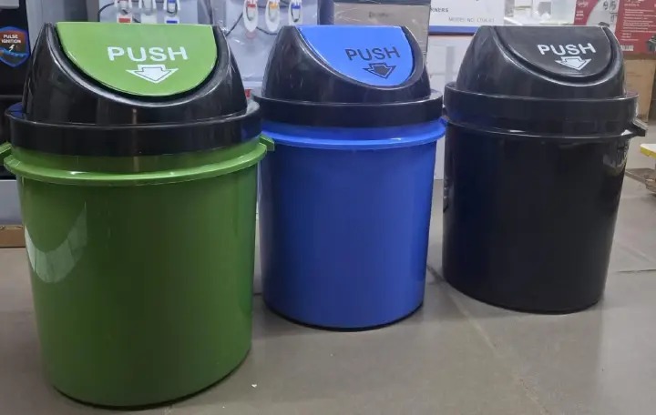 Push Dustbin — Large Capacity Waste Bin