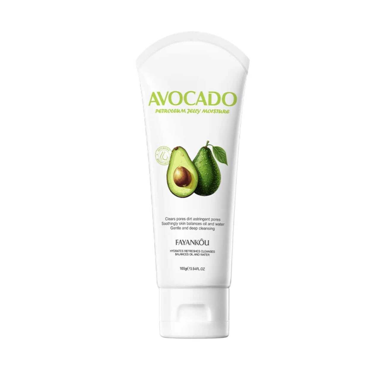SADOER Vitamin C Brightening cleanser Vitamin C brightening+Avocado Cleanser Shea Butter Jelly Moisturizing Facial Cleanser Deep Cleansing Oil Control Face Wash Deep Cleansing Facial Cleanser Acne