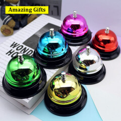 Large Call Bell 3.9 Inch Diameter Clear Loud Sound for Restaurant Hotel School Store, Durable Easy Clean
