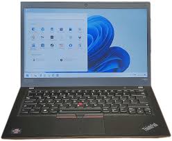 Touchscreen Lenovo Thinkpad T495s AMD Ryzen 5 Pro 16GB+256GB+14" Laptop Windows 11 Pro Bluetooth Webcam 2GB Radeon Graphics Refurbished student professional Laptop