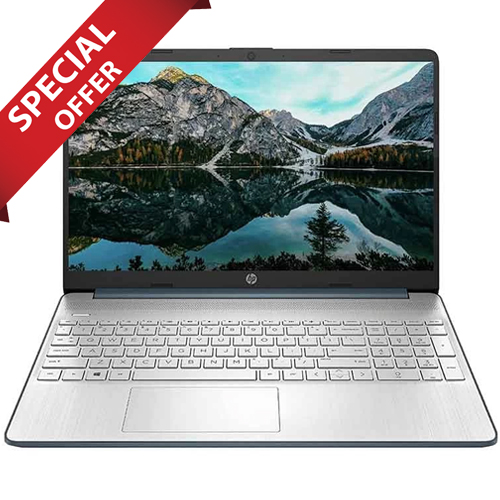 BRAND NEW HP 15s -15S-FQ007NIA Intel Celeron 4GB 256GB SSD 15.6" FHD Windows 11 Home Fingerprint Reader HD Camera Dual Speakers Bluetooth 4.2 Wireless card Natural Silver one year Warranty Laptop