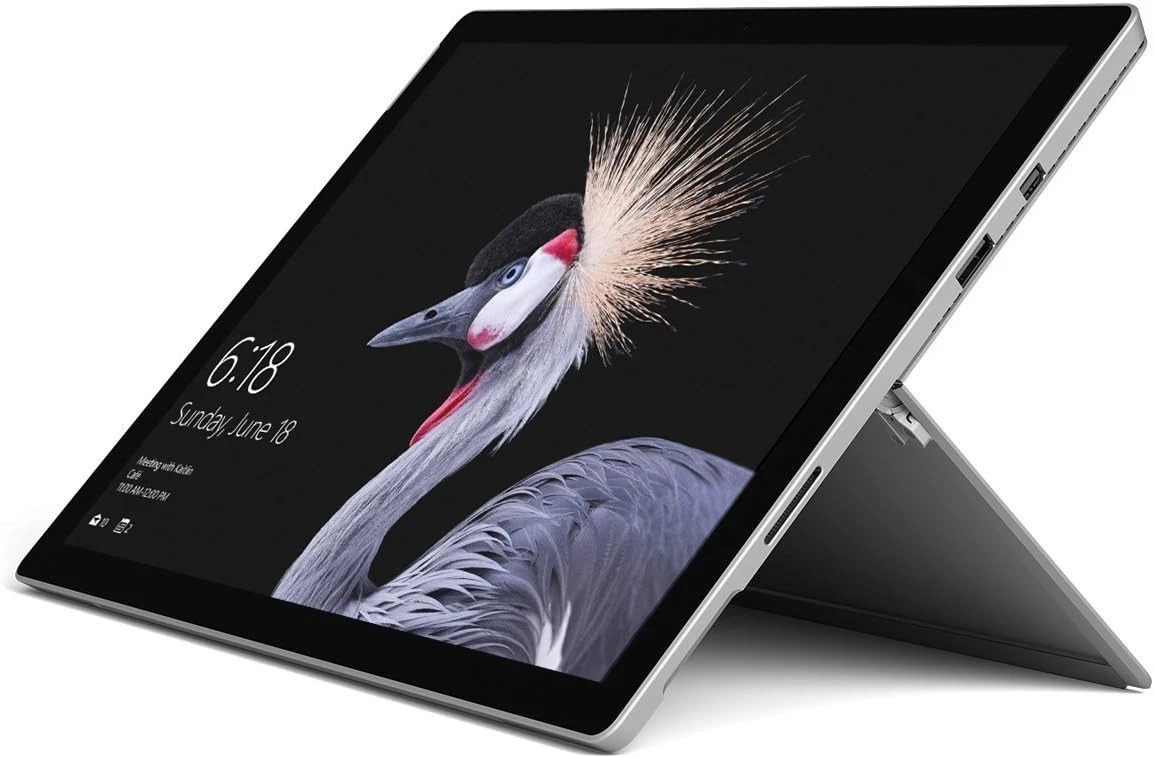 KILICERTIFIED Microsoft Surface Pro 5 Touchscreen Intel Core i5 7th Gen 8GB RAM 256GB SSD 2 in 1 Laptop | 40080 mWh Battery | Detachable keyboard | Windows 11 | Student and Work Professional Laptop