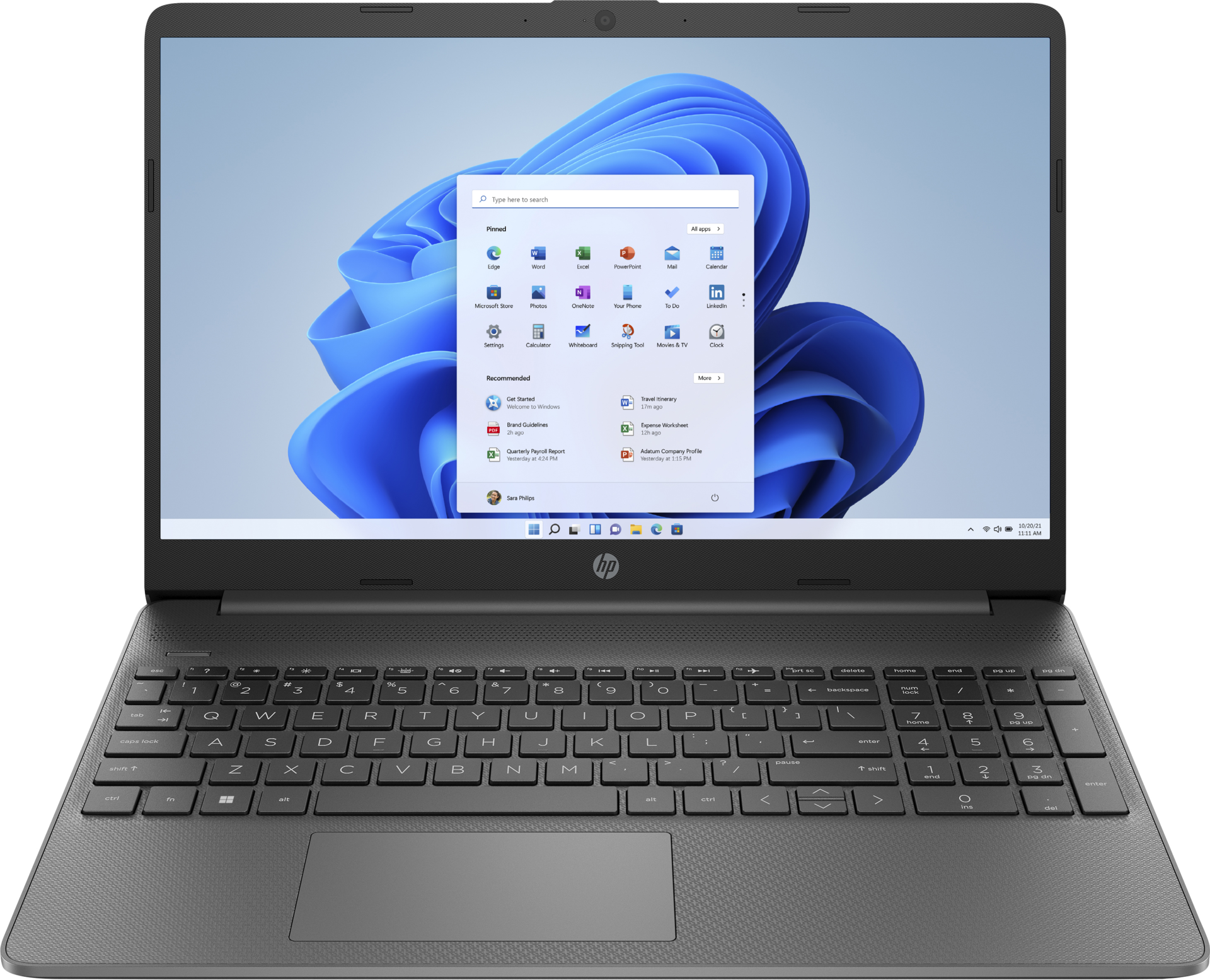 BRAND NEW HP 15s -15S-FQ007NIA Intel Celeron 4GB 256GB SSD 15.6" FHD Windows 11 Home Fingerprint Reader HD Camera Dual Speakers Bluetooth 4.2 Wireless card Natural Silver one year Warranty Laptop
