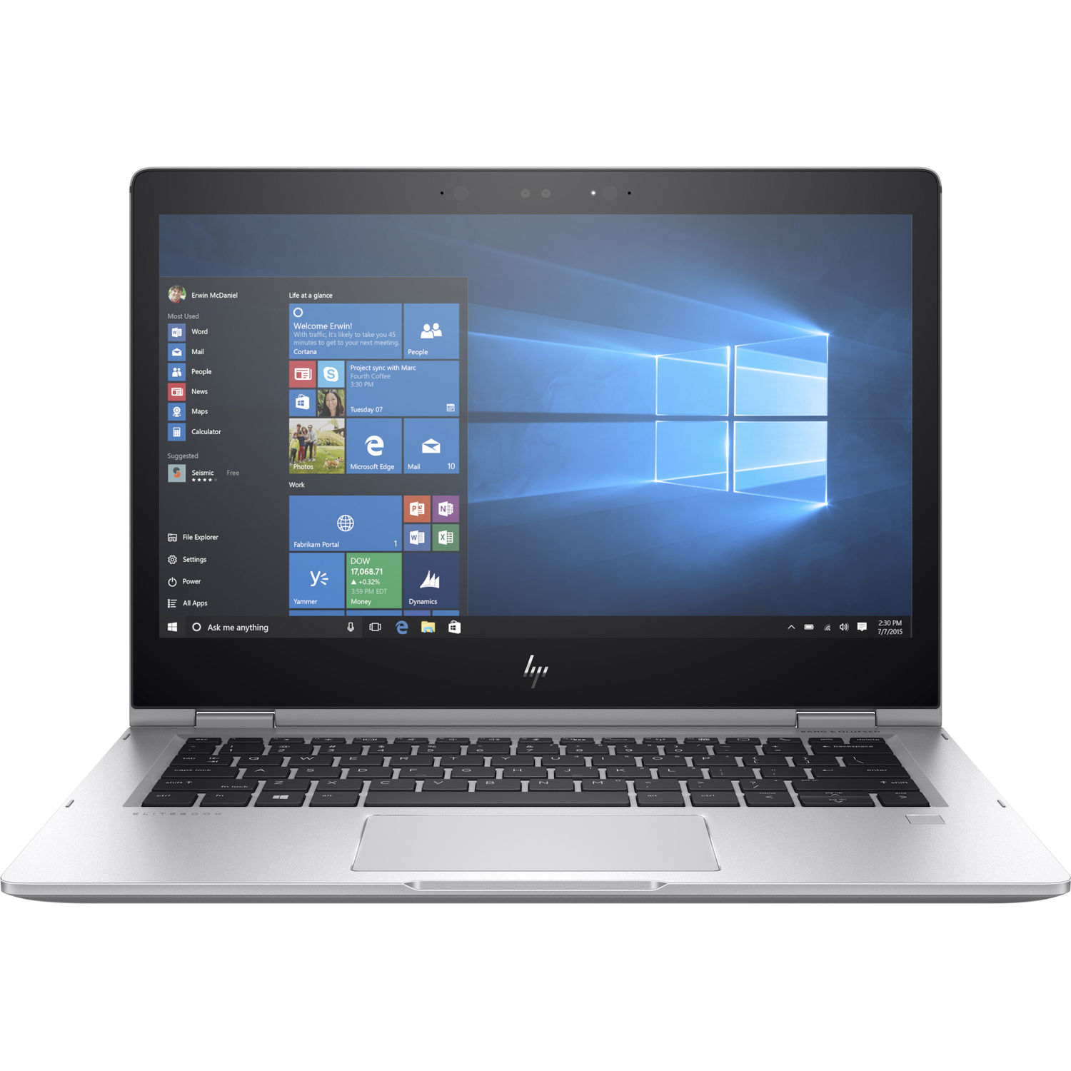 (Touch i7+8GB+512GB) HP Elitebook 1030 G2 i7 7th 8GB+512GB+13.3" Laptop Windows 11 Refurbished HP Laptop Bluetooth Webcam 6 months warranty laptops Student professional Laptop