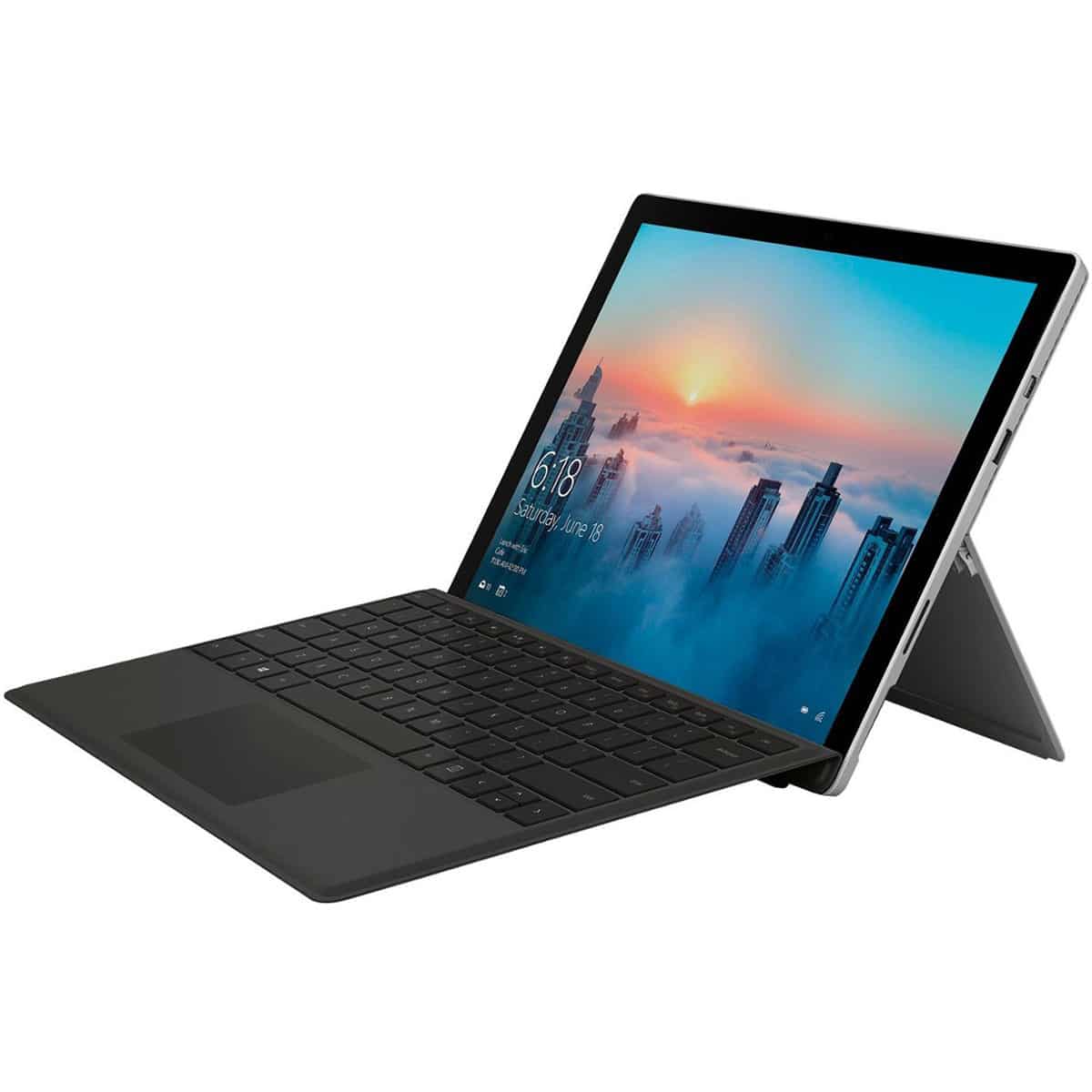 KILICERTIFIED Microsoft Surface Pro 5 Touchscreen Intel Core i5 7th Gen 8GB RAM 256GB SSD 2 in 1 Laptop | 40080 mWh Battery | Detachable keyboard | Windows 11 | Student and Work Professional Laptop