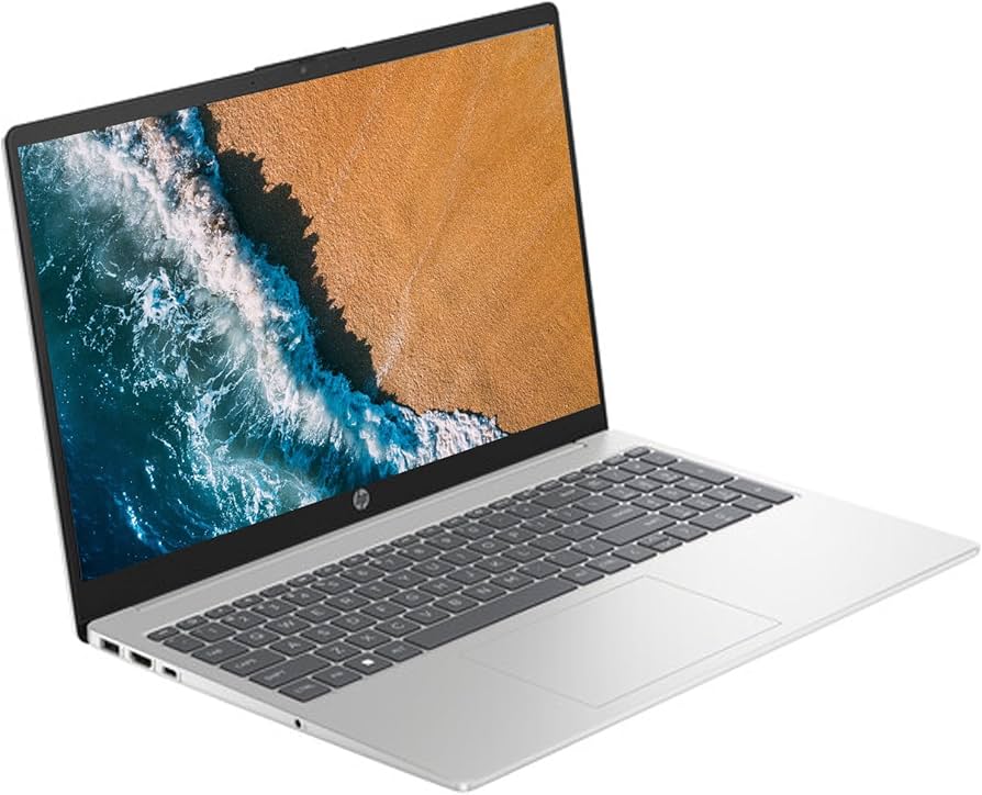 BRAND NEW HP 15s -15S-FQ007NIA Intel Celeron 4GB 256GB SSD 15.6" FHD Windows 11 Home Fingerprint Reader HD Camera Dual Speakers Bluetooth 4.2 Wireless card Natural Silver one year Warranty Laptop