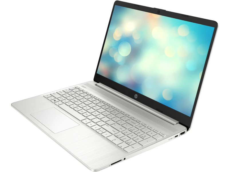 BRAND NEW HP 15s -15S-FQ007NIA Intel Celeron 4GB 256GB SSD 15.6" FHD Windows 11 Home Fingerprint Reader HD Camera Dual Speakers Bluetooth 4.2 Wireless card Natural Silver one year Warranty Laptop