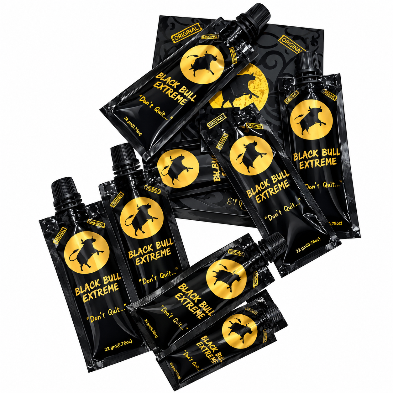 10 sachets of (BLACK) Bull Extreme – Male Enhancement Honey. view 2
