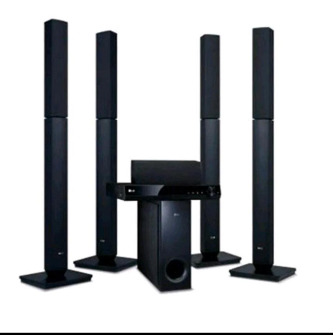 LG LHD 657 - 5.1 CH Home theatre,1000W, tall boy ,black.