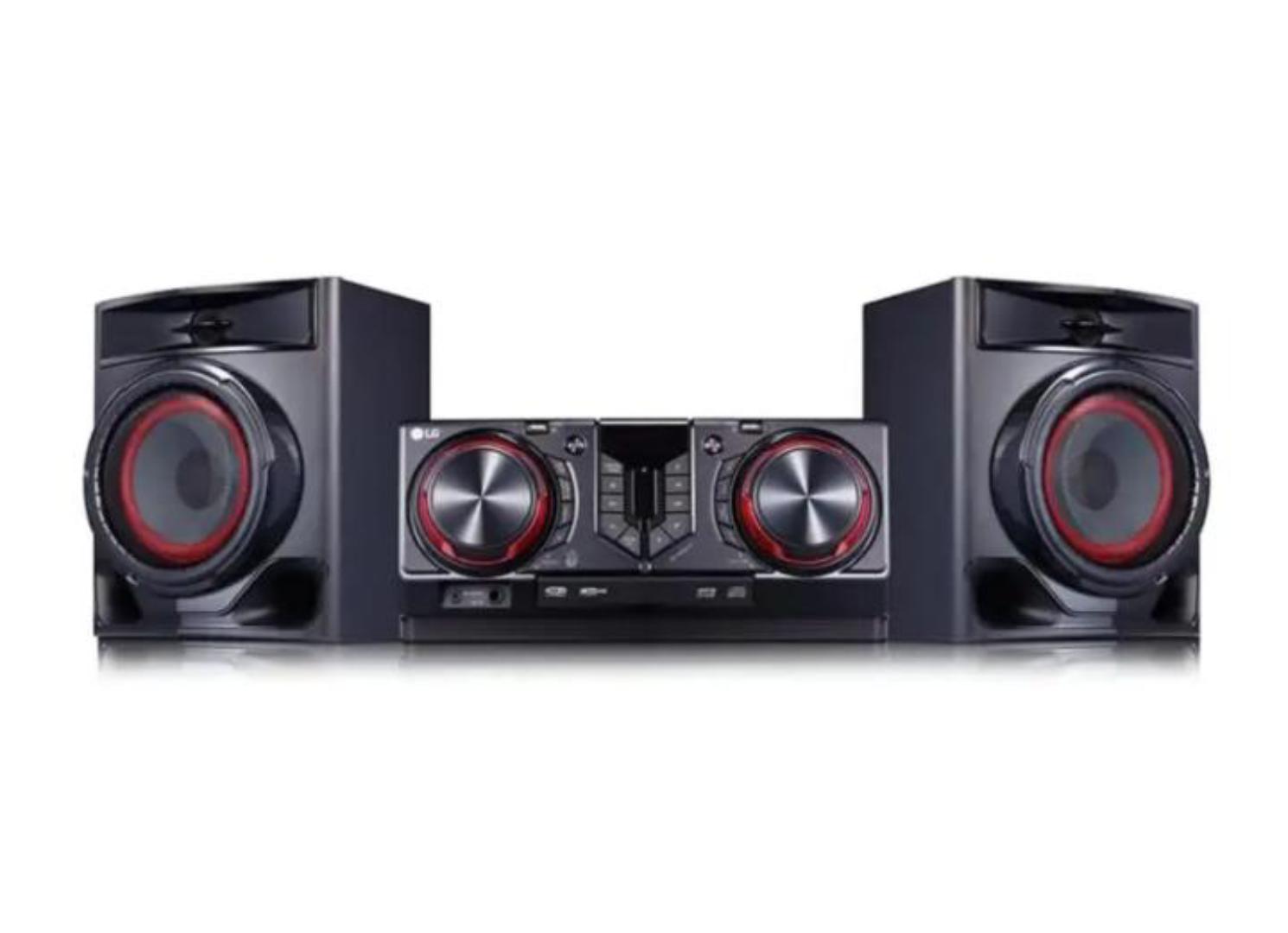 LG XBOOM CJ44 480watts ,2USB ports ,Bluetooth ,FM