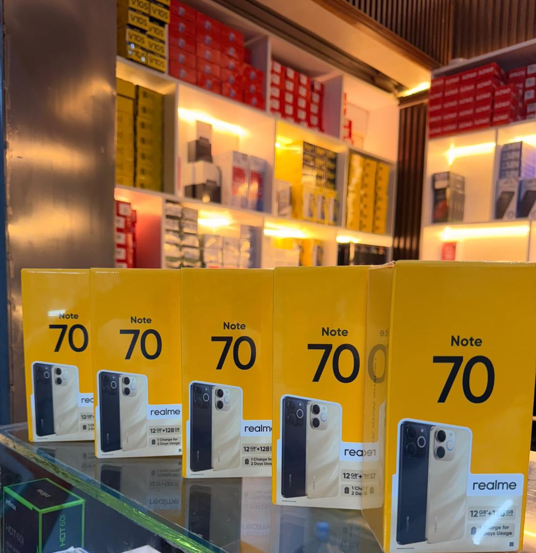 Realme Note 70 (4+128) 4GB RAM ,128 GB storage smartphone.6300mAh battery ,90Hz display.