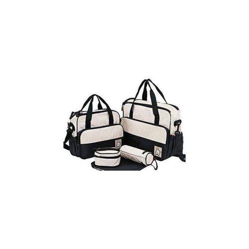 5-in-1 Premium Mummy Diaper Bag Set – Large Capacity, Waterproof Organizer | Best for Travel & Baby Essentials