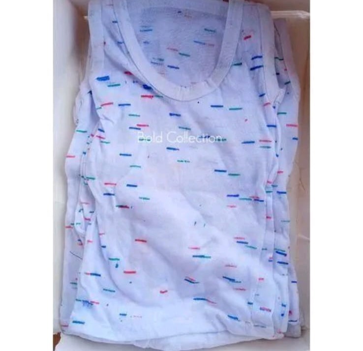6pcsNewborn Baby Vest – Unisex Cotton Undershirt for Infants – Breathable, Gentle on Skin, Ideal for Layering – Perfect for Boys & Girls (0–6 Months)/FREE SIZE OF 0 - 12 MONTHS