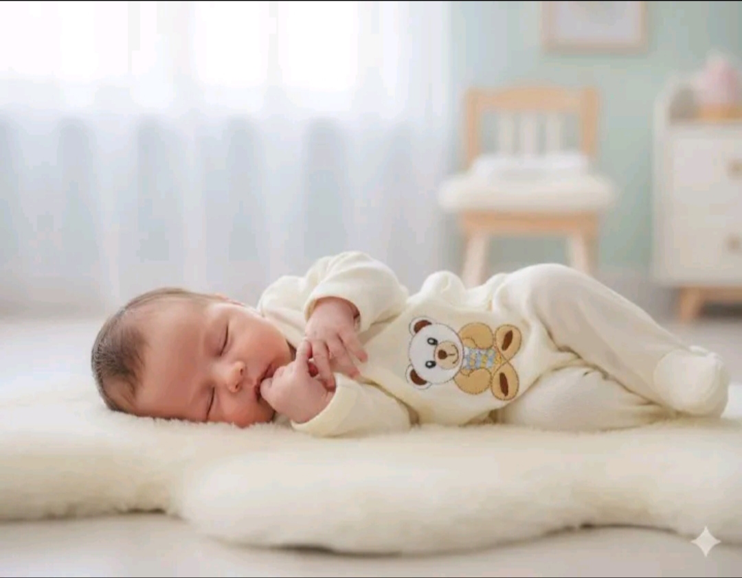 CREAM 8-Piece Newborn Receiving Set - 100% Cotton, Unisex, 0-6M, Machine Washable