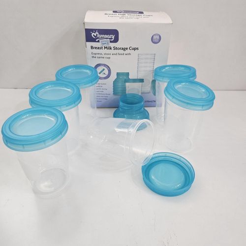 Momeasy Breast Milk Storage Containers-6 Cups With Lids