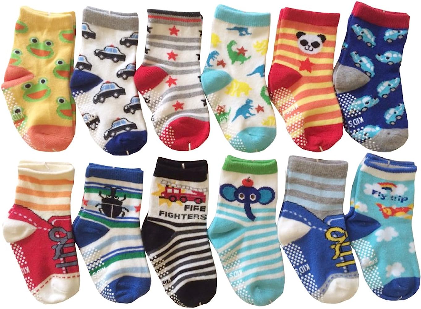 6 PAIRS  set of baby socks .perfect for newborns up to 12 months.