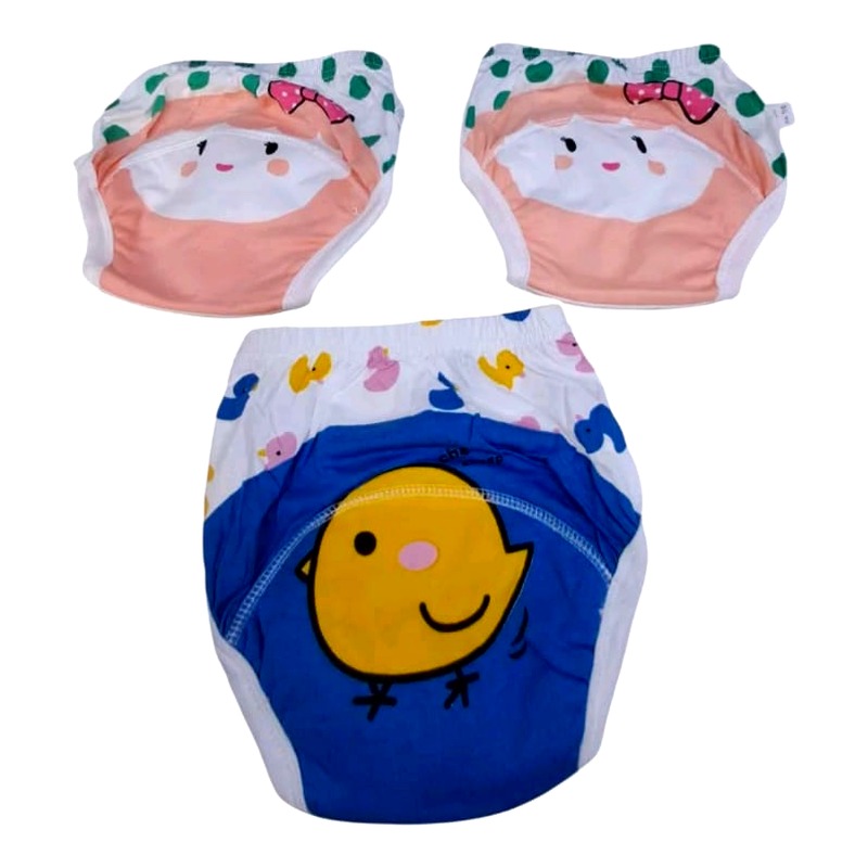 1 Potty Training Pant – Reusable, Absorbent, and Leak-Resistant Cotton Underwear for Toddlers Learning Toilet Training,size medium