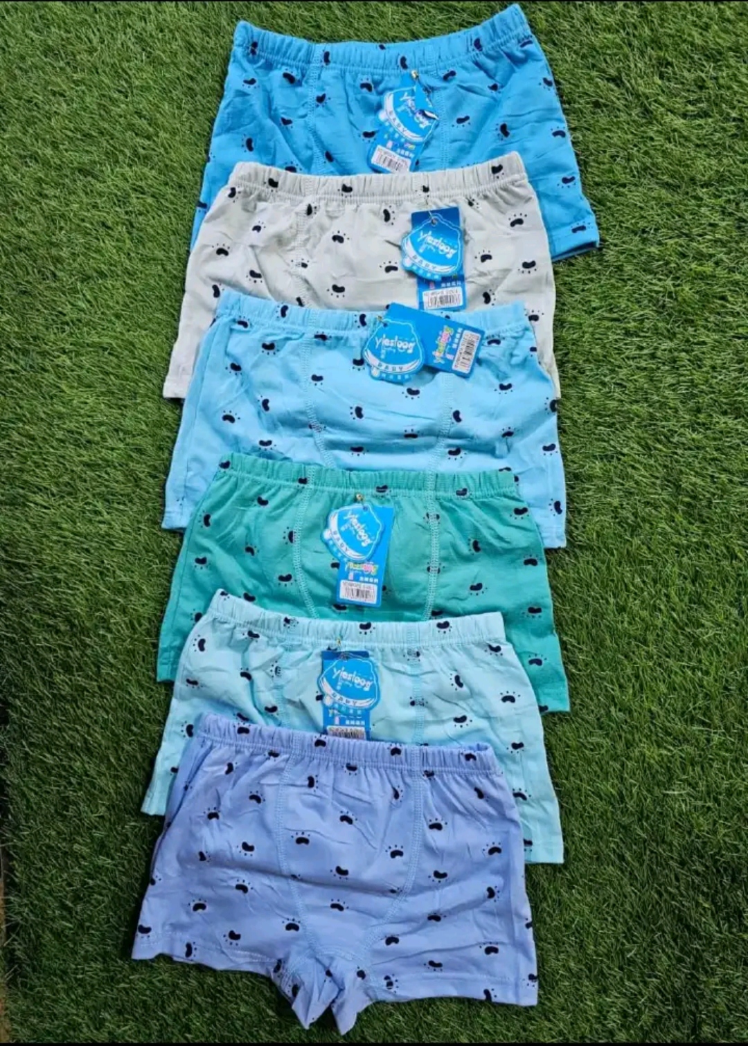 Fashion 6PCs Kids Long Lasting Brief Cotton Boys Boxers