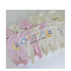 1PC Cutest Fleece Newborn Warm Romper Swaddle | Soft & Gentle Baby Winter Outfit | Large Cozy Infant Jumpsuit | Comfortable, Breathable & Easy to Wear Baby Fleece Suit