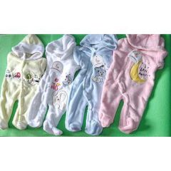 1PC Cutest Fleece Newborn Warm Romper Swaddle | Soft & Gentle Baby Winter Outfit | Large Cozy Infant Jumpsuit | Comfortable, Breathable & Easy to Wear Baby Fleece Suit