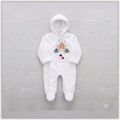 1PC Cutest Fleece Newborn Warm Romper Swaddle | Soft & Gentle Baby Winter Outfit | Large Cozy Infant Jumpsuit | Comfortable, Breathable & Easy to Wear Baby Fleece Suit