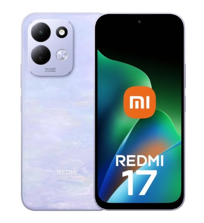 [Price Drop🔥🔥] XIAOMI Redmi 17 128GB+4GB 6.9" IPS LCD 120Hz Display 50MP Camera 7500mAh Battery 45W Fast Charging Android 16 Dual SIM IP64 MTK Helio G91 Ultra Smart AI Smartphone Smartphones