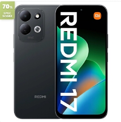 [Price Drop🔥🔥] XIAOMI Redmi 17 128GB+4GB 6.9" IPS LCD 120Hz Display 50MP Camera 7500mAh Battery 45W Fast Charging Android 16 Dual SIM IP64 MTK Helio G91 Ultra Smart AI Smartphone Smartphones