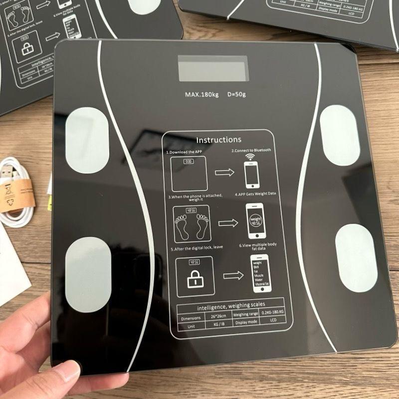 Bmi Smart Digital Weight Scale – Body Fat Analyzer Personal Bathroom Scale for Personal Use.maximum 180kg