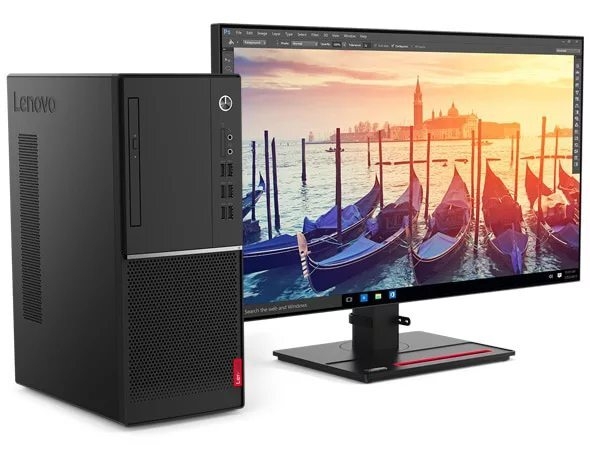 Refurbished V530 Intel Core i7 8th Gen 8GB RAM 1TB HDD Windows 11 Pro 3.2GHz Desktop PC + 22 Inch LED Monitor Keyboard + Mouse