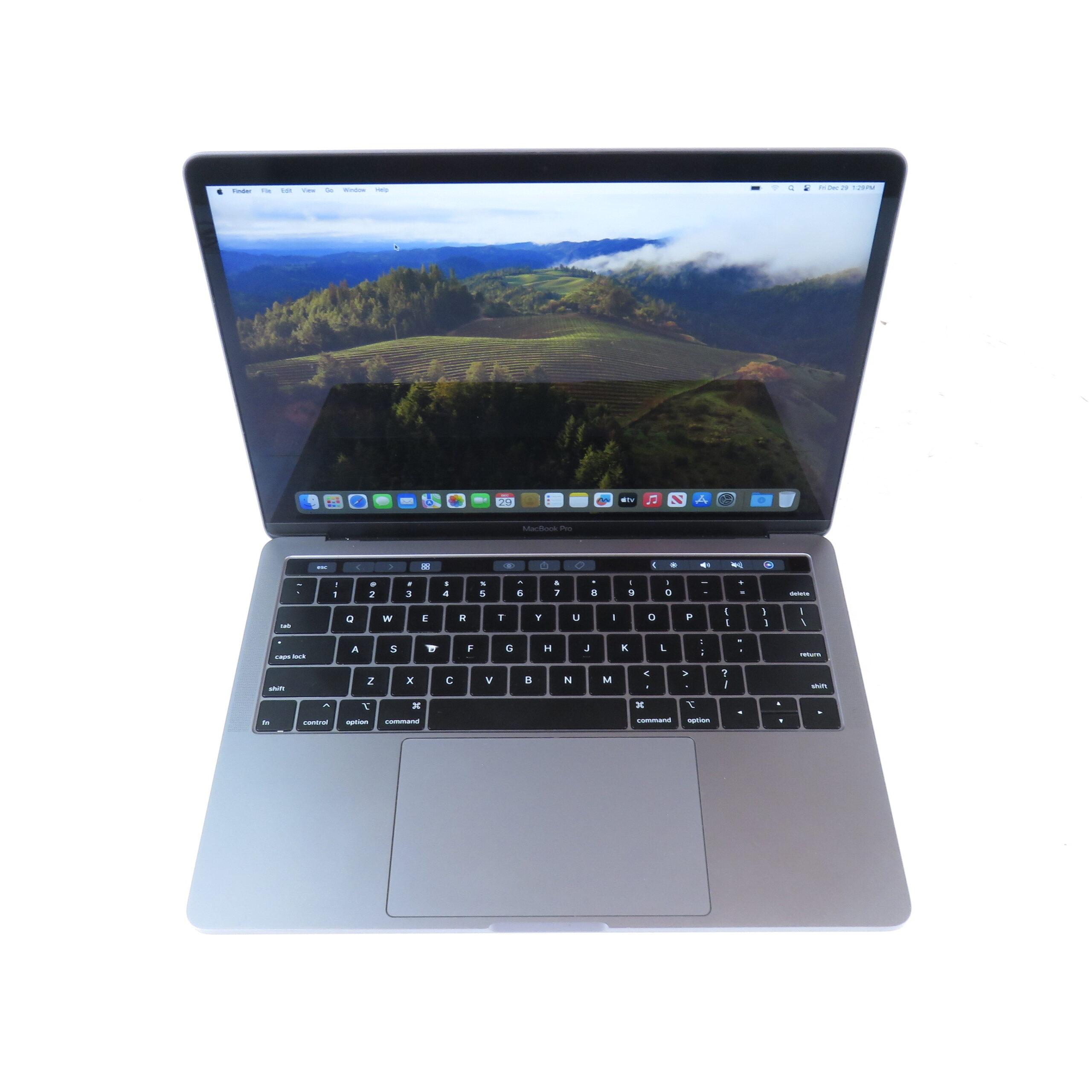Apple Refurbished MacBook Pro 13 2018 Core i5 2.3GHz 8GB RAM 256GB SSD with Touch Bar 13.3 Inch Retina Display Mac OSx Laptop + Bag