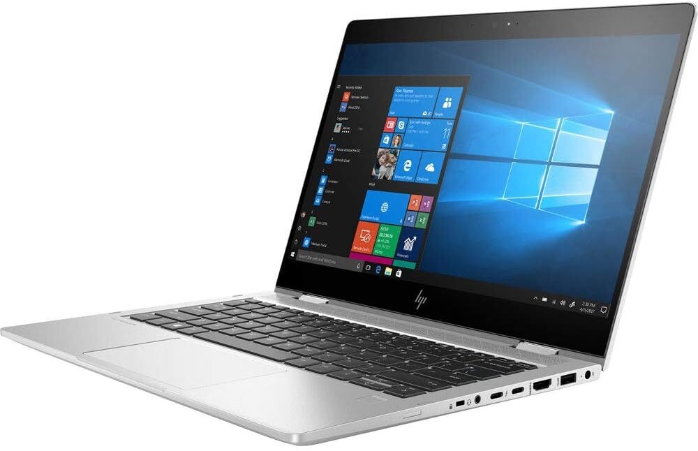 Refurbished EliteBook 830 G6 x360 Core I5 8GB 256GB SSD 13.3" Touchscreen FHD 8th Gen Slim UltraBook Laptop Windows 11 Pro Ms Office, HDMI