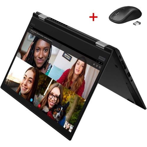 Lenovo Refurbished Thinkpad X13 Yoga X360 Core I5 10th Gen 8GB +256GB SSD 13.3" FHD Touchscreen 2in 1 Convertible + Stylus Pen Windows 11 Pro, Ms Office Laptop + Mouse