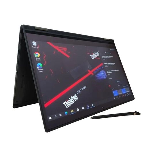 Lenovo Refurbished Thinkpad X13 Yoga X360 Core I5 10th Gen 8GB +256GB SSD 13.3" FHD Touchscreen 2in 1 Convertible + Stylus Pen Windows 11 Pro, Ms Office Laptop
