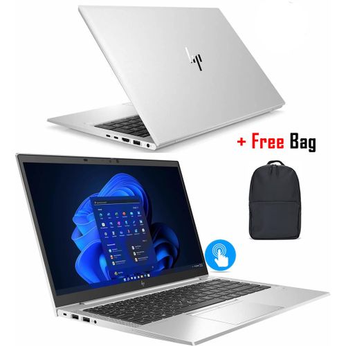 EliteBook 840 G8 Core i5 16GB RAM 256GB SSD 11th Generation 14" FHD TOUCHSCREEN Windows 11 Pro, MS Office Slim Laptop + Bag (Refurbished - Very Minimal Wear & Tear) - Silver
