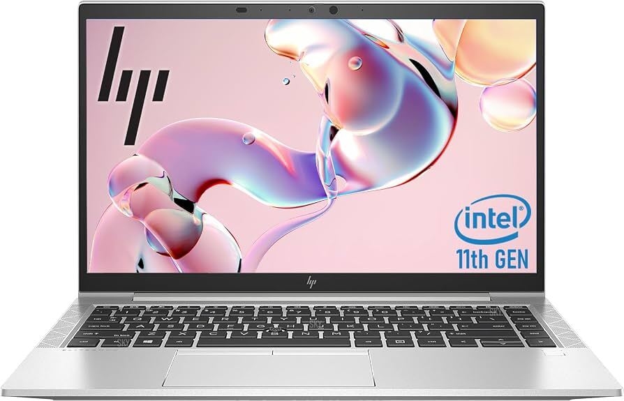 EliteBook 840 G8 Core i5 16GB RAM 256GB SSD 11th Generation 14" FHD TOUCHSCREEN Windows 11 Pro, MS Office Slim Laptop + Bag (Refurbished - Very Minimal Wear & Tear) - Silver