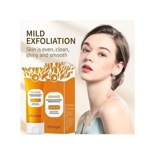 Orange enzymes exfoliating brightening gel