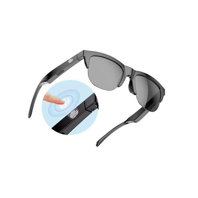 Bluetooth Sunglasses  - Black Wireless Audio with UV Protection
