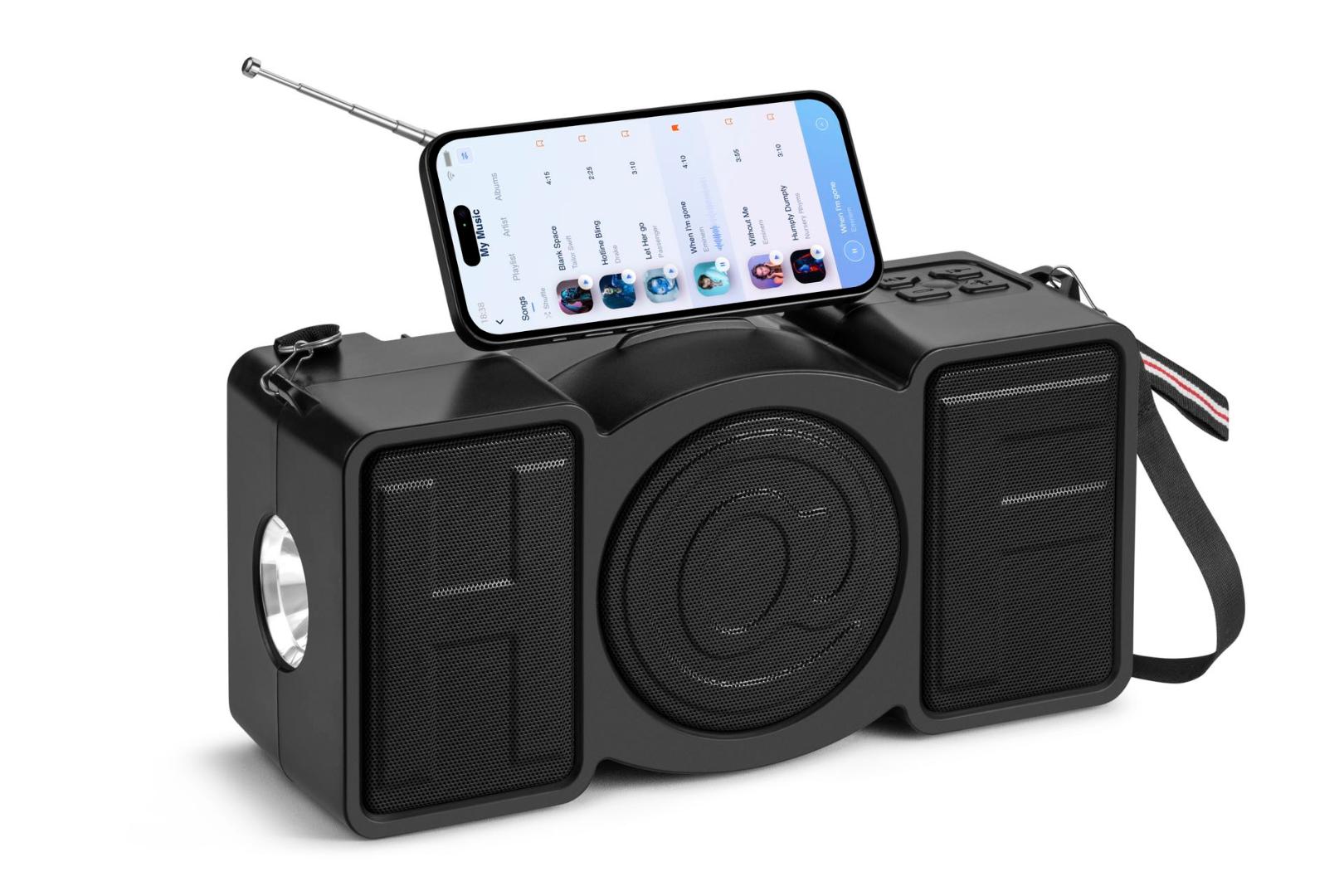 Portable H@F Solar Powered Bluetooth Speaker