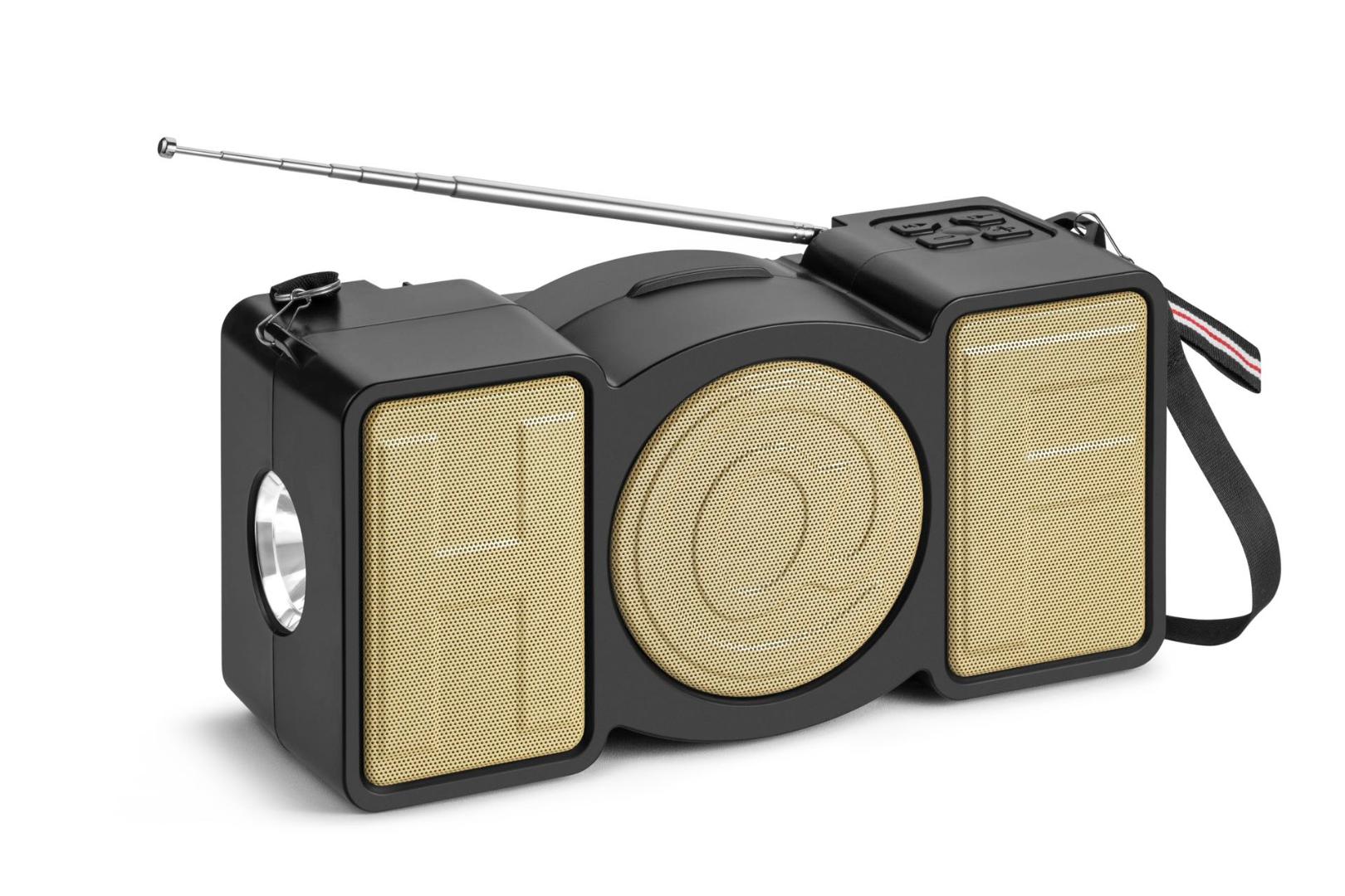 Portable H@F Solar Powered Bluetooth Speaker