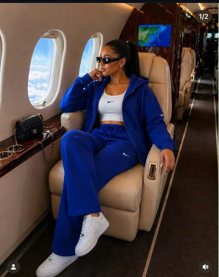 Sweatpants  Phoenix Fleece Full-Zip Hoodie and Sweatpants Set – Royal Blue Women’s Athleisure Tracksuit, Soft Cotton Blend Casual Lounge and Travel Wear Two-Piece Outfit