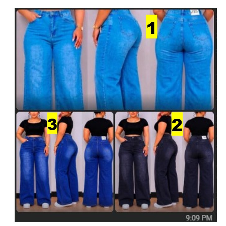 Women’s High Waist Wide Leg Jeans Premium Stretchy Denim Pants Stylish Flared Loose Fit Casual Fashion Trousers for Ladies Sizes 27 to 36