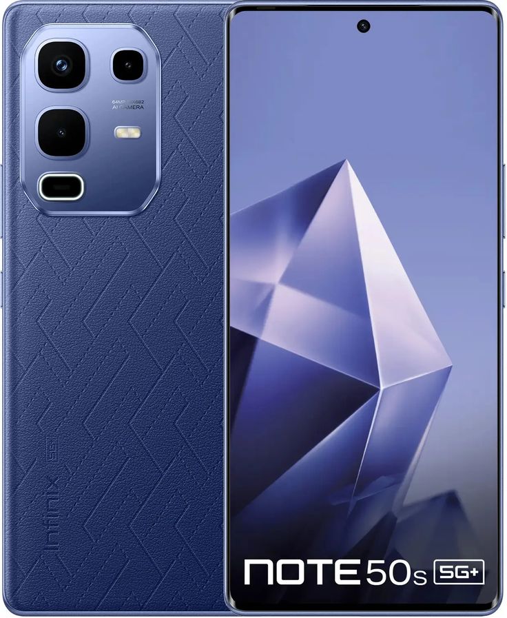 🔥 DEAL🔥Infinix Note 50s 5G 256GB ROM 8GB RAM 6.78" AMOLED Display Android 15 XOS 15 64MP+2MP Main Camera 13MP Selfie Camera Fingerprint (under display, optical) Audio Tuned by JBL 5500mAh Battery Oc